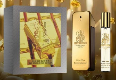 عطر (BILLION) سعة 100 مل مع تست بسعة 20 مل.